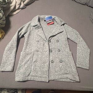 Patagonia Heather Gray Better Sweater Peacoat